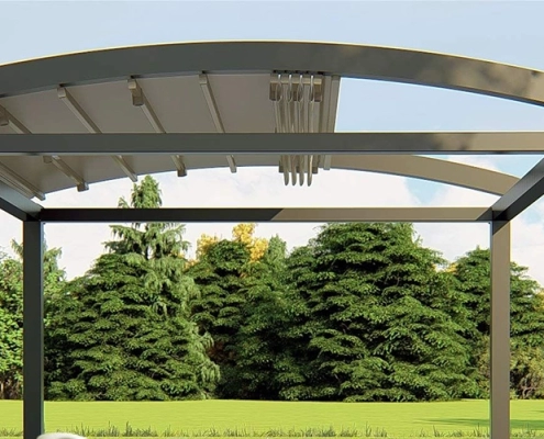 Bayburt Bioklimatik Pergola Sistemleri ile Soğuğa Meydan Oku