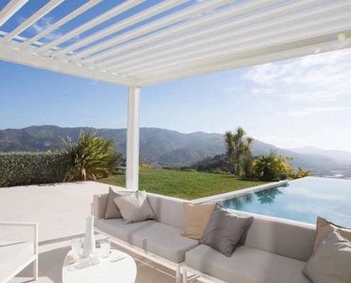 Erzincan Bioklimatik Pergola Sistemleri Dağların Eteğinde Konfor