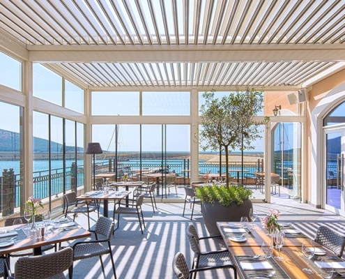 Eskişehir Bioklimatik Pergola Sistemleri Porsuk Kenarında Konfor