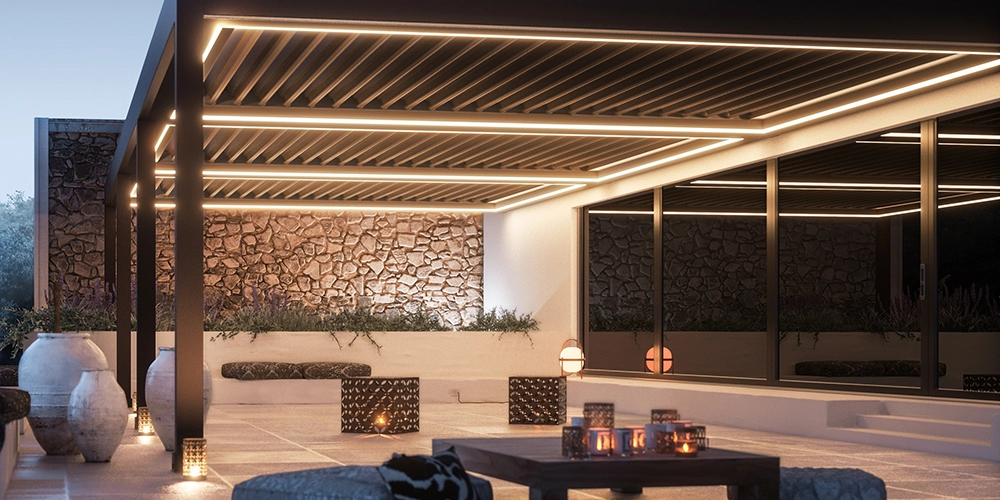 Mardin Bioklimatik Pergola Sistemleri ile Tarihe Konfor Mardin Bioklimatik Pergola Sistemleri ile Tarihe Konfor